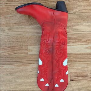 Red cowboy boots brand new